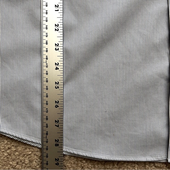 UNTUCKit Wrinkle Free Striped Long Sleeve Button Down Shirt - Picture 5 of 6